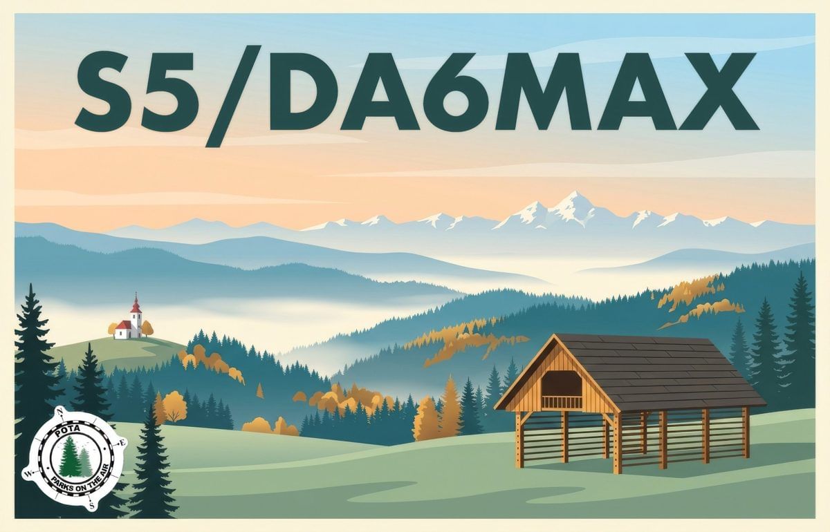 QSL-Karte S5/DA6MAX