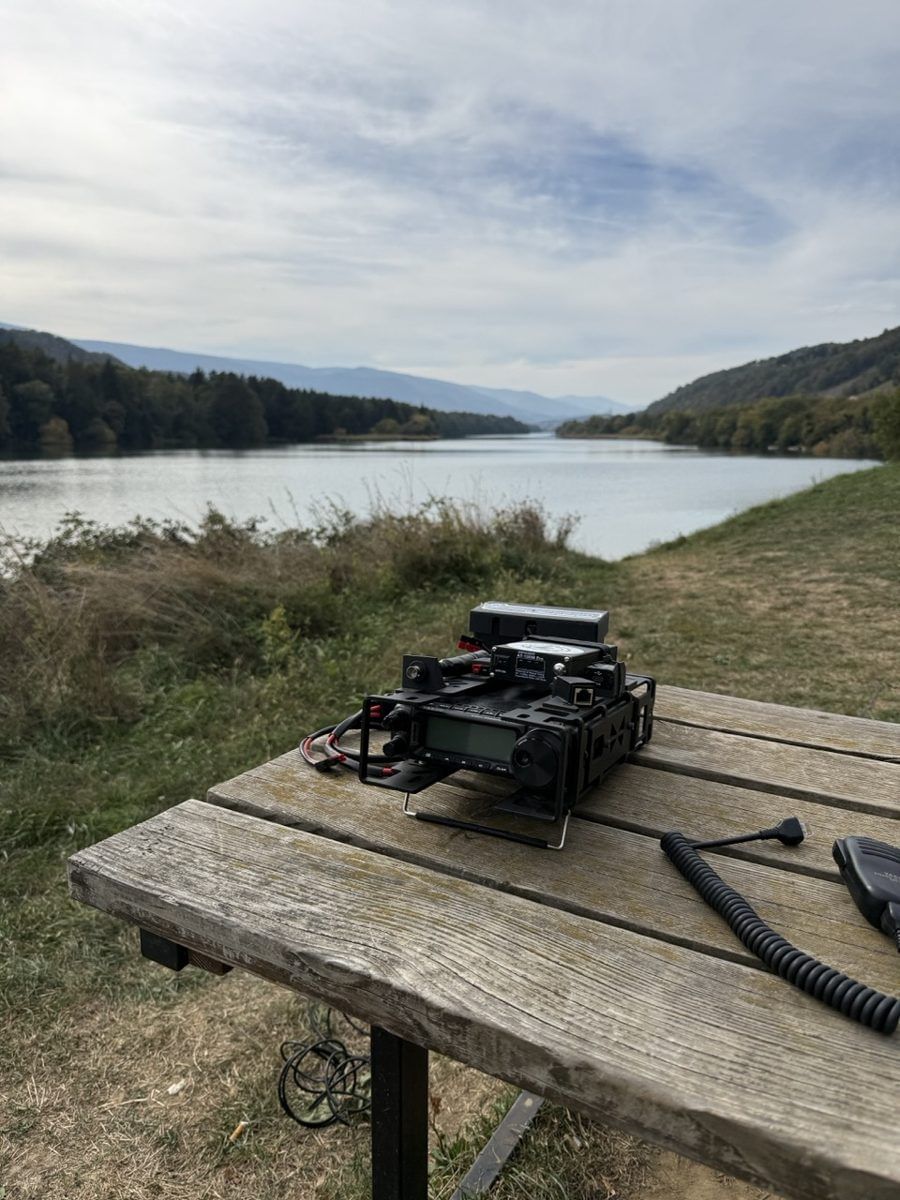 Der Shack am Ufer der Drava
