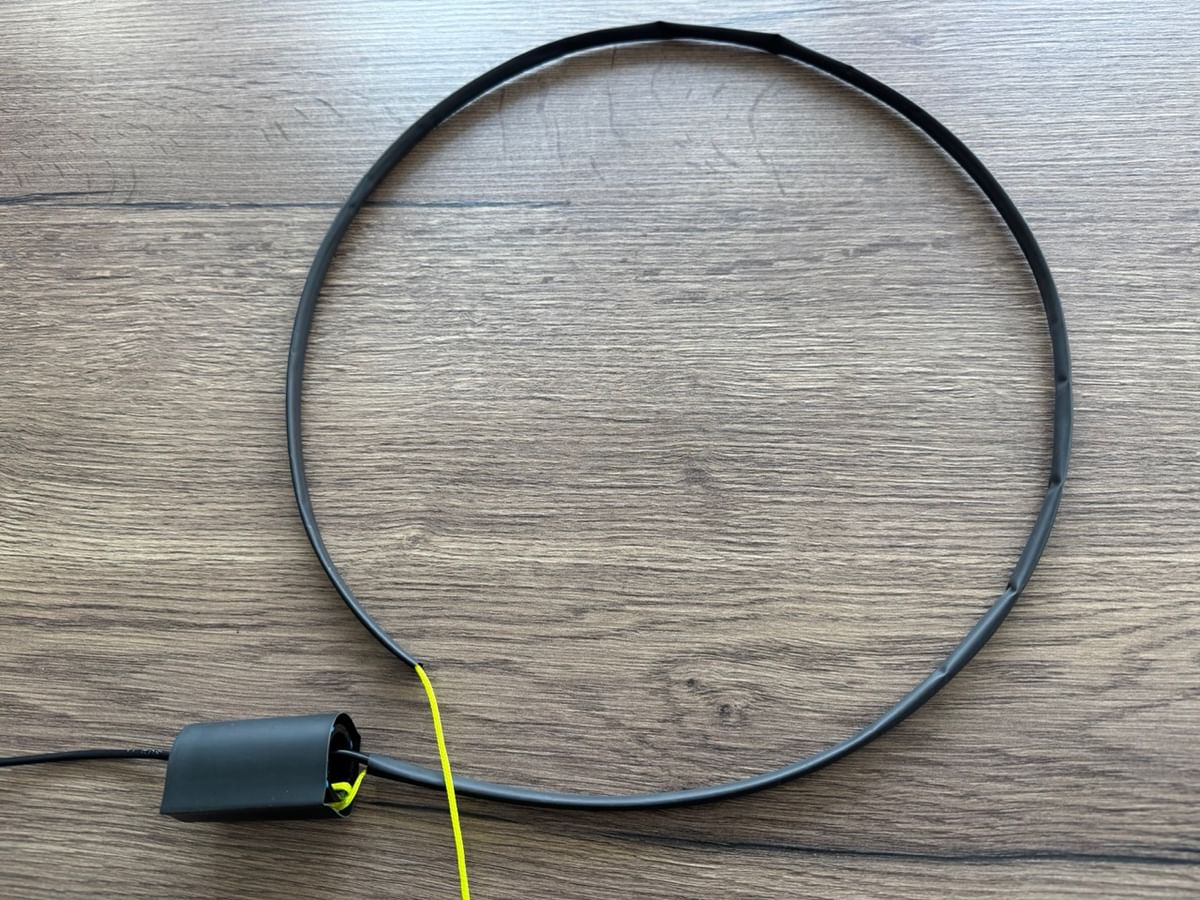 Foto Schrumpfschlauch vor dem Schrumpfen